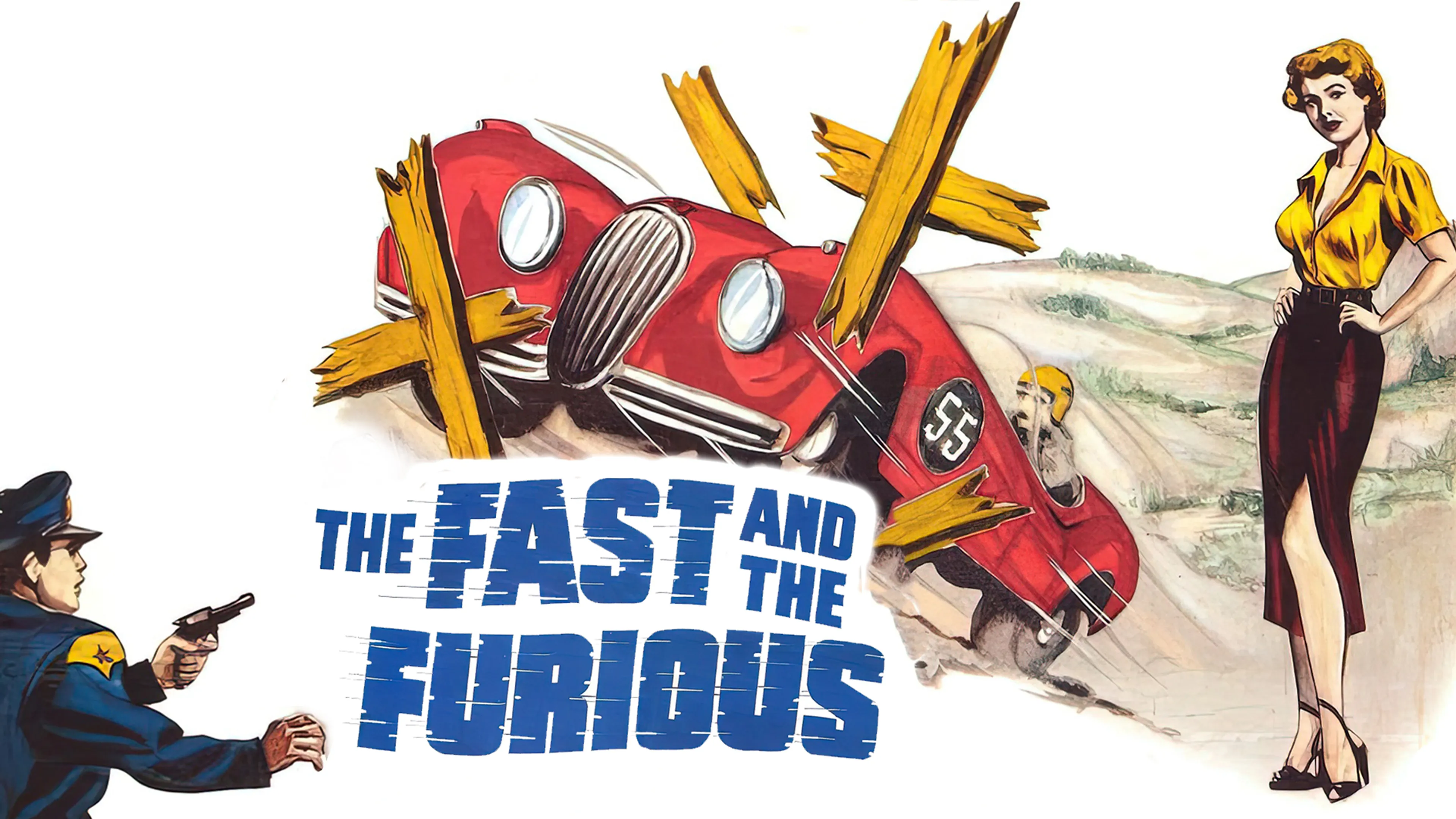 The Fast and the Furious poster